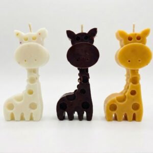 vela corazón cuenco de madera