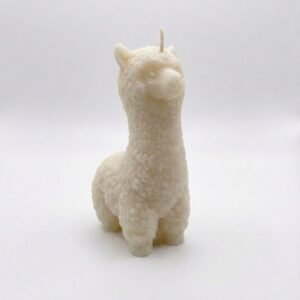 vela corazón cuenco de madera