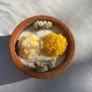Vela Rositas - Cuenco de Madera