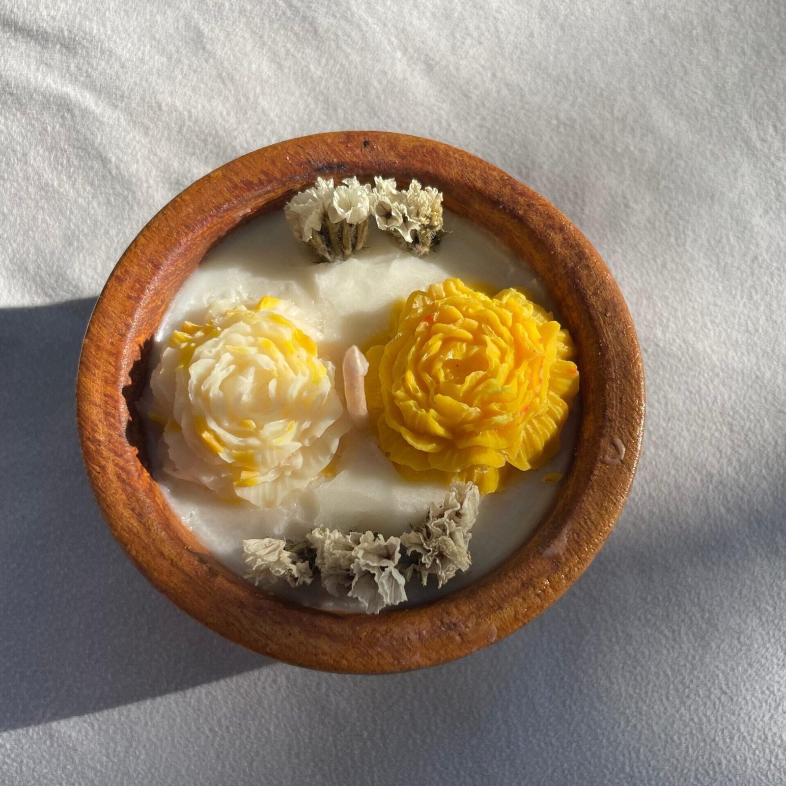 Vela Rositas - Cuenco de Madera