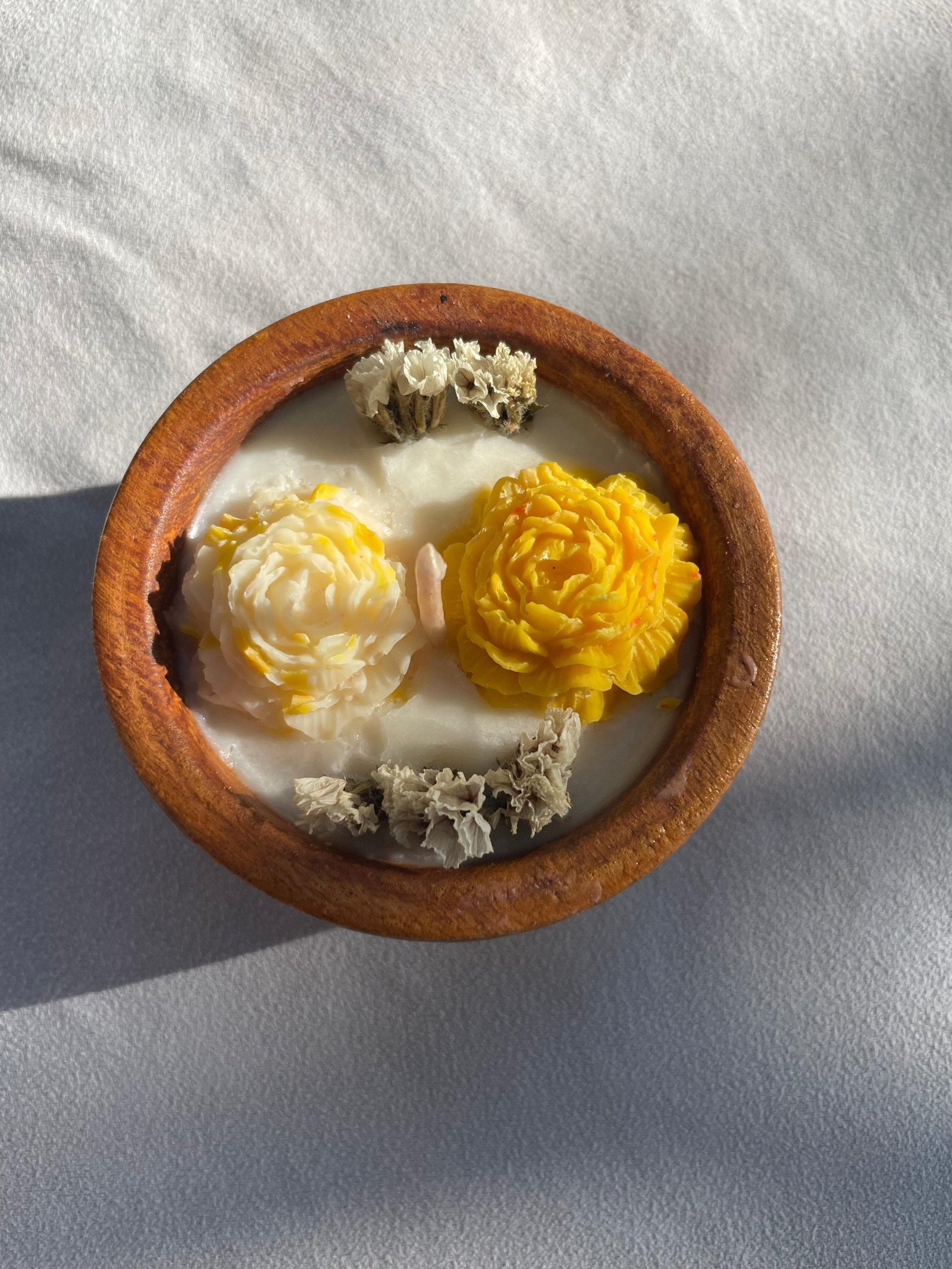 Vela aromática artesanal en vaso de vidrio reutilizable de SVELAS