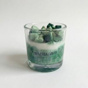 vela corazón cuenco de madera